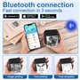 GuKKK Imprimante Photo Portable, Mini Imprimante Photo Instantané sans Fil, Imprimante Thermique sans Fil BT Imprimante Mobile, 