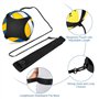 Yosoo Health Gear Football/Volleyball Training Aid Ball, Réglable, Noir et Jaune