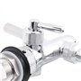 DeWin Tireuse Réglable Robinet Bière, Chromé G5/8 Keg Bière Brassage Robinet pour Restaurants de Bar à Domicile