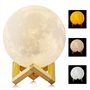 ALED LIGHT Veilleuse LED Lampe Luna Tactile 3 Couleurs
