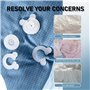 RYHHH 8Pcs Pinces à Couette Clips, Clip de Housse de Couette de Sécurité sans Aiguille, Clips de Housse de Couette Antidérapants