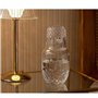 Bedside Water Carafe avec verre Set carafe en verre Carafe à eau de nuit Carafe à eau pour chambre à coucher Carafe à eau Table