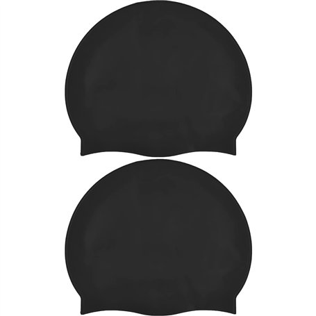 Newaner 2 Pièces Bonnet de Bain en Silicone pour Cheveux Longs