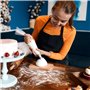 Brevanza 120 Pièces Ustensiles à Pâtisserie avec 100 Poche a Douille Patisserie Jetable, 10 Douille Patisserie, Ustensile Patiss
