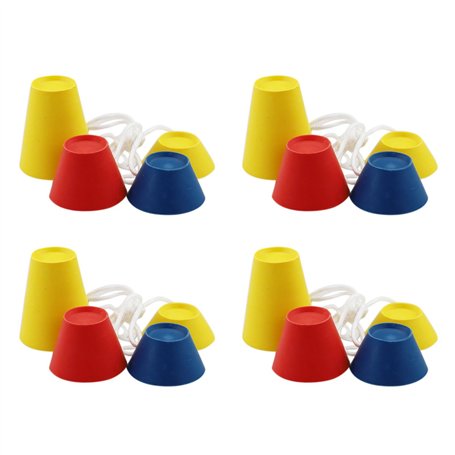 Lot de 16 Tees de Golf Jumbo en Caoutchouc Taille de Mélange