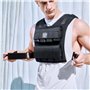 Eric Flag Gilet Lesté - Veste lestée Ajustable 20kg, Près du Corps avec Poids Amovibles en Fer, Adapté à Chaque Morphologie, Gil
