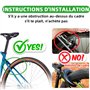RBRL Garde-Boue de vélo à dégagement Rapide adapté au vélo de Route/Gravel avec Largeur de Pneu 28-45mm