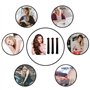 3 Pièces Bigoudis Cheveux,Boucle Sans Chaleur,Rouleau Cheveux,Fer à Friser Sans Chaleur Pour Tous Types de Cheveux,Pour Grandes