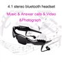 Hereta Lunettes de Soleil Bluetooth 5 m avec Carte Micro SD Extensible jusqu'à 32 Go avec MP3 + Bluetooth + Appareil Photo + Fon