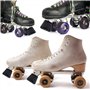 INHEMING 2Pcs Butées d'orteils en PU avec Boulons pour Patins à roulettes, Double Rangée de Bouchons de Frein pour Patinage à ro
