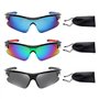 DAZZLUXE 3 Lunettes de Soleil Polarisées pour Homme - Vélo