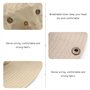 DHSBGWSX 1 chapeau de soleil pliable - Chapeau de protection solaire d'été - Beige - Chapeau de chasse - Respirant et confortabl
