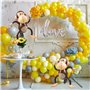 2 Ballons en Forme de Singe - Décorations pour Fête Piscine, Jouets, Animaux - Thème Jungle, Gonflables pour Piscine