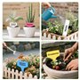 180 Pièces Etiquette Plante,étiquettes pour plantes en plastique de qualité,40 étiquettes blanches + 140 étiquettes colorée,Etiq