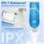 CARER SPARK Tondeuse à cheveux pour bébé, silencieuse, adsorption sous vide, IPX7, étanche, rechargeable, avec 2 peignes de guid