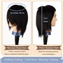 Tete Maleable Coiffure avec 100% Cheveux Naturels Humains