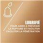 JIAOYUE Or Noir Sensation Persistante Ajustée - 10 Préservatifs Lubrifiés Ultra Fins (Stimuler +++)
