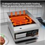 DULNICE Plancha Électrique Professionnelle en Acier Inoxydable, Commerciale Plancha de Cuisson Grill electrique,220-240V