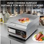 DULNICE Plancha Électrique Professionnelle en Acier Inoxydable, Commerciale Plancha de Cuisson Grill electrique,220-240V