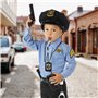 TXS GETRICH Police Equipement Accessoires Enfant, 5 Pièces Police Enfants Accessoires, Policier Badge, Menottes Police, Police C