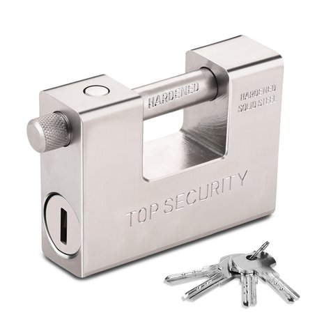 Cadenas robuste de 94 mm avec 5 clés