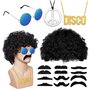 Hippie Perruque Costume Set