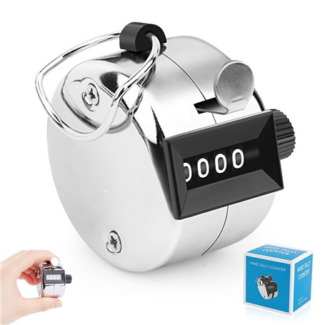 UKOFEW Compteur à cliquer 4 Chiffres,Compteurs Manuels,Click Compteur