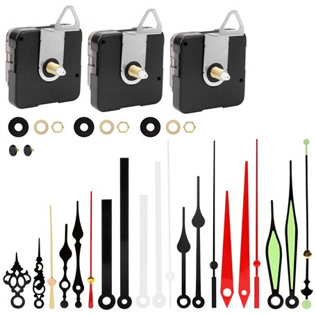 3 Pièces Mécanisme Mouvement d'Horloge