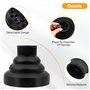 Diffuseur Seche Cheveux Diffuseur Boucle Pliable Embout Seche Cheveux Boucle avec Brosse Massage Cuir Chevelu Pour Buse D = 1,57