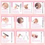 MXTIMWAN 19 pièces kit Manucure,Kit Manucre Coupe Ongles,Set Manucure,Kit de Pedicure pour Pied de Soins du Visage et des Ongles