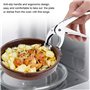 Pince Cuisine Professionnel, Pince à Four en Alliage de Zinc Pince à Aliment pour Plats Chauds Cuisine Bol Pot Casserole Préhens