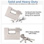 Cadenas Exterieur Ultra Robuste - Nestling® sécurité cadenas clé,Imperméable et anticorrosion,5 Clés,1.1KG,Convient aux conteneu