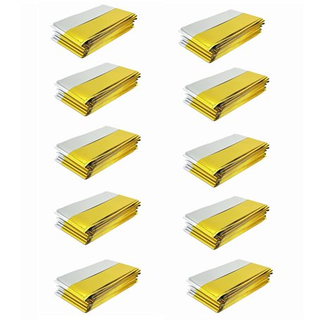 TENQUAN 10 Pcs Couverture de Survie