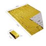 210cm x 160cm Couverture Survie Extra Large Mylar Argent Doré Couverture Kit de Survie Ther