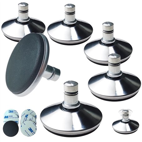 GZjiyu 6 Pcs Patin Chaise Bureau INOX