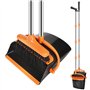 KIMIGO ​​Ensemble Balai et Pelle à Poussière avec Manche Extensible (123 cm) - Pelle balayette