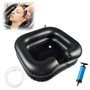 talifoca Lavabo à Cheveux Gonflable Lavabo Gonflable Portable pour chevet