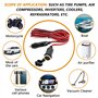 5M Rallonge Allume-Cigare,Câble D’Extension pour Allume Cigare,12 V/24 V Prise allume-cigare avec Fusible 15A/16 AWG DC Rallonge