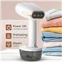Défroisseur Vapeur 1800W, Fer à repasser portable avec 350ml réservoir d'eau amovible, 30g/min Voyage Vapeur Steamer pour vêteme