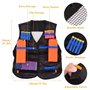 Locisne Ensemble Veste Gilet Tactique Camouflage pour Enfants Toy Gun série N-Strike Elite (40 fléchettes en Mousse+Lunettes+Mas