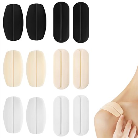 SYEYCW 6 Paires Coussinets en Silicone pour Bretelles De Soutien-Gorge