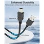 Câble de charge USB compatible avec Garmin Car GPS Navigator Nuvi Approach Colorado Dakota Edge Gpsmap Montana Streetpilot Zumo
