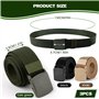 3 Pièces Ceinture en Nylon Homme Ceinture Homme Tissu Ceinture Tissu Réglable Sangle de Ceinture Tissus Homme Ceintures Homme Un