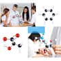 Poweka Modèle Moléculaire de Chimie Kit de Structure de Biochimie de Base, Kit de Molécules Organiques pour Enseignants Étudiant