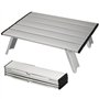 TINGJS Table de Camping Petite Table Exterieur Pliante en Aluminium Compacte Portable pour en Plein air Pique-Nique Plage Randon