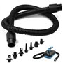 WEFHEF Tuyau de Gonflage 1m avec 7 Pcs Buses à Clapet Adaptateur Tuyau Gonflage Kayaks Adaptateur Pompe Gonflable Adaptateur Gon