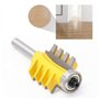 Gasea 8mm Tige Languette et Rainure Foret de Routeur Bit Routeur de Colle de Joint de Doigt Réversible de Rail Outil de Bricolag