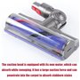 Odashen Tête de nettoyage direct pour aspirateur sans fil Dyson V7 V8 V10 V11 V15 Cyclone, brosse de nettoyage de tête de moteur