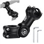 Potence de Vélo Réglable ±60° Tige de Guidon pour VTT 25.4mm Alliage d'aluminium pour Vélo de Montagne BMX Vélo de Route 110 mm