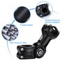 Potence de Vélo Réglable ±60° Tige de Guidon pour VTT 25.4mm Alliage d'aluminium pour Vélo de Montagne BMX Vélo de Route 110 mm